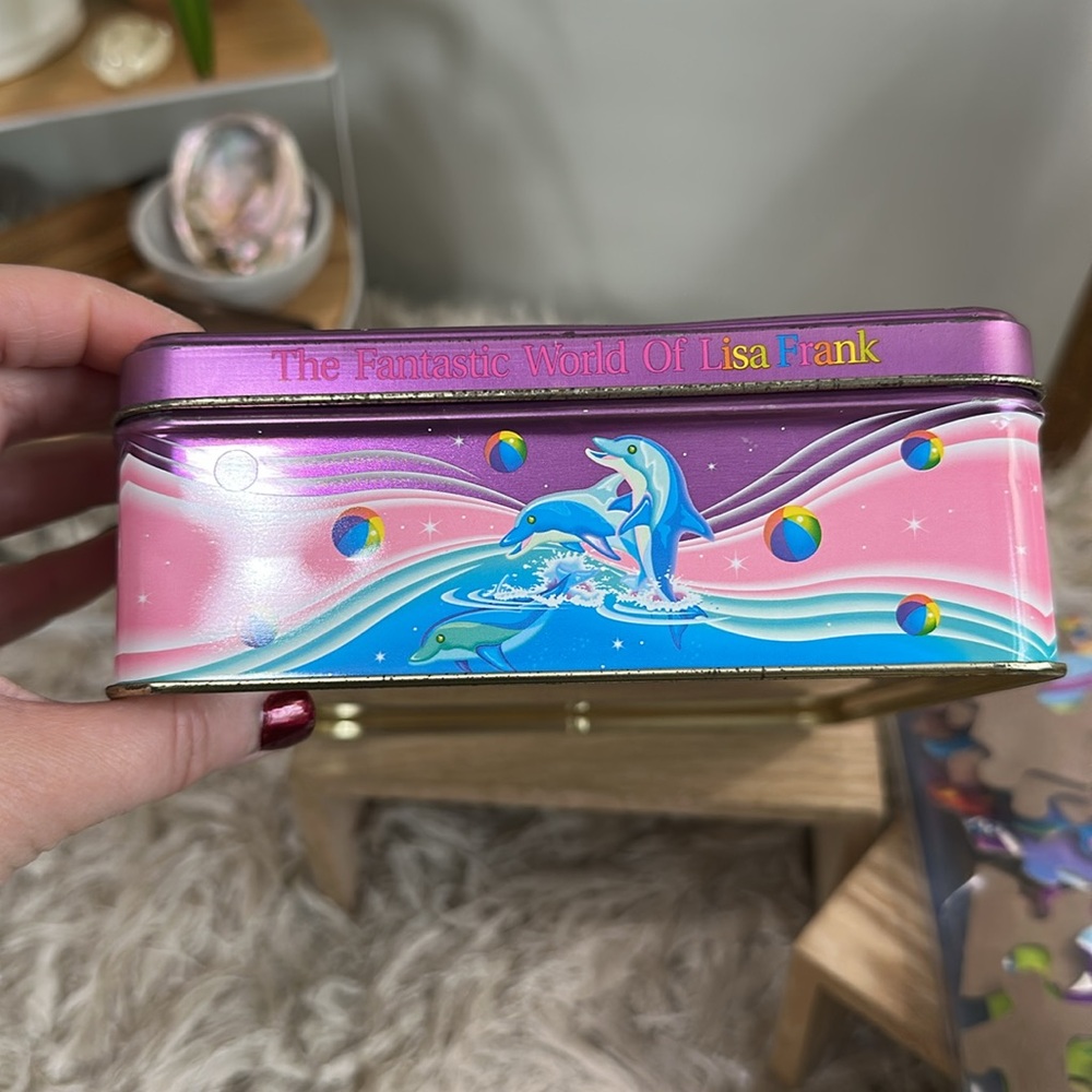 Lisa Frank Vtg 90s Vintage Lisa Frank Collectible Puzzle Tin *SEE DESCRIPTION - Picture 6 of 17